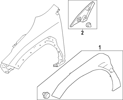 Exterior Trim - Fender for 2024 Subaru Crosstrek #0