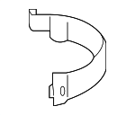 17117576278 - Cooling System: Bracket Support for BMW: M5, M6, M6 Gran Coupe, X5, X6 Image