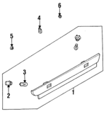 2639860U00 - Electrical: Bulb Clip for Infiniti Image