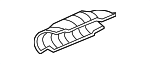 18182RCAA00 - Exhaust: Converter Shield for Acura Image
