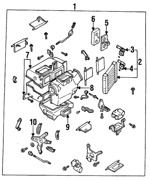 Heater Components for 1998 Mercury Villager #0