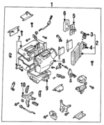 F3XY18C592A - HVAC: Heater Case for Mercury: Villager Image