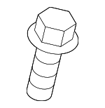 1140610206K - Suspension: Stabilizer Assembly Bolt for Kia: Cadenza, Carnival, EV6, EV9, Forte, Forte5, K4, K5, K900, Niro, Niro EV, Optima, Rio, Seltos, Sorento, Soul, Sportage, Stinger, Telluride Image