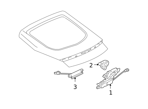 Liftgate for 2010 Mitsubishi Eclipse #0