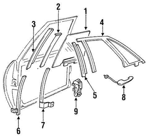 Front Door for 1993 Buick Park Avenue #0