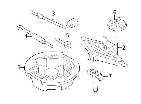 Jack & Components for 2009 Hyundai Genesis #0