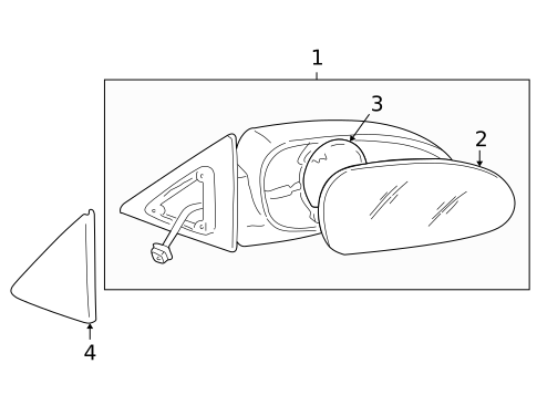 Outside Mirrors for 2005 Kia Optima #0