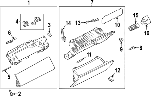 Glove Box for 2022 Land Rover Range Rover #0