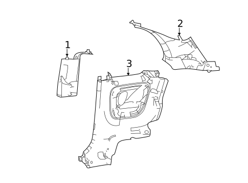 Interior Trim - Quarter Panels for 2013 Fiat 500 #0
