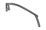 68728932AA - Body: Upper Molding for Mopar Image