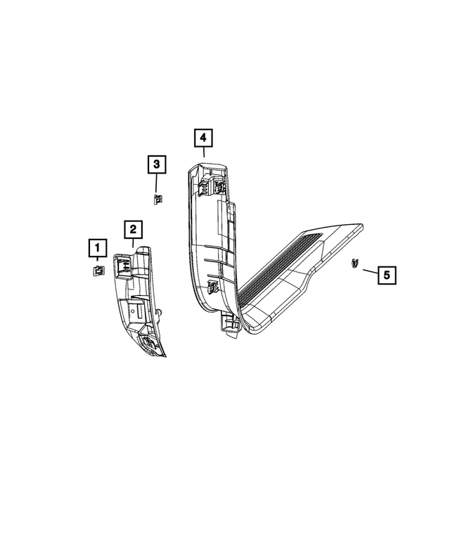 68639743AA - : Bracket Support, Left for Mopar Image