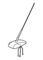 1C0035505 - Electrical: Antenna Assembly for Volkswagen: Beetle Image