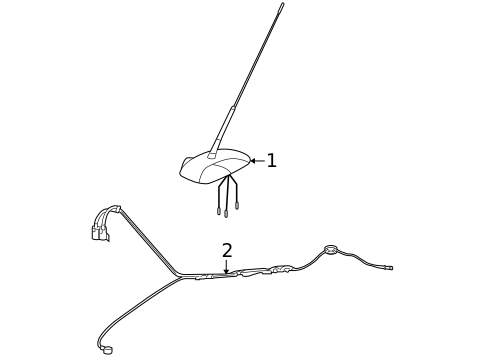 Antenna & Radio for 2006 Volkswagen Beetle #1