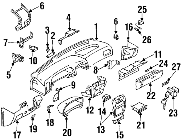 6896575P00 - : Fuse Box Cover for Nissan Image