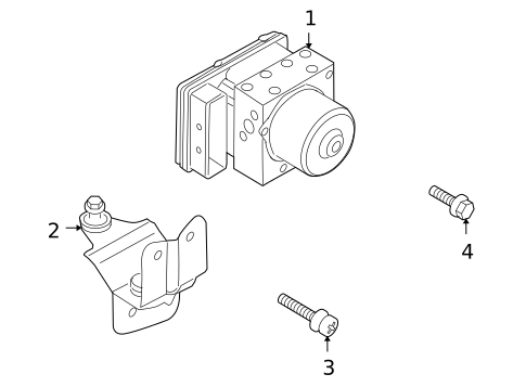 ABS Components for 2006 Kia Amanti #0