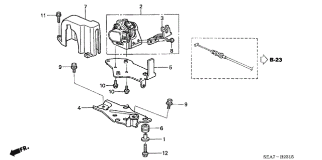 Accelerator Sensor for 2005 Acura TSX #0