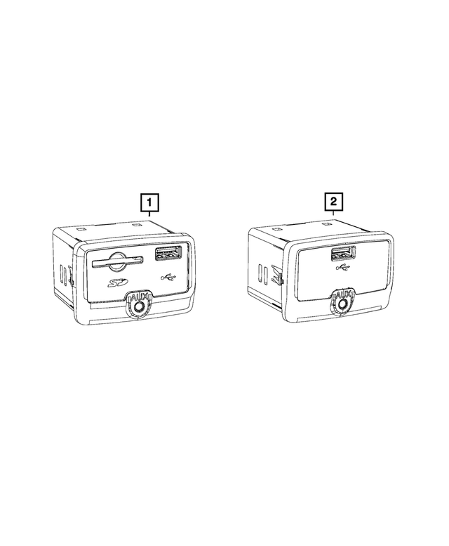 « 5ND59LXHAA –  : Centre Multimédia Port Usb pour Mopar Image »