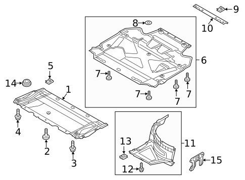 Splash Shields for 2016 Audi S7 #0