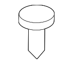 9046709242 - Body: Cowl Grille Clip for Lexus: GX550, LC500, LC500h, LS500, LS500h, LX600, LX700h, NX250, NX350, NX350h, NX450h+, RX350, RX350h, RX350L, RX450h, RX450h+, RX450hL, RX500h, RZ300e, RZ450e, UX200, UX250h, UX300h Image