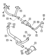 5145611AA - : Egr Valve for Chrysler: 300M, Concorde | Dodge: Intrepid Image