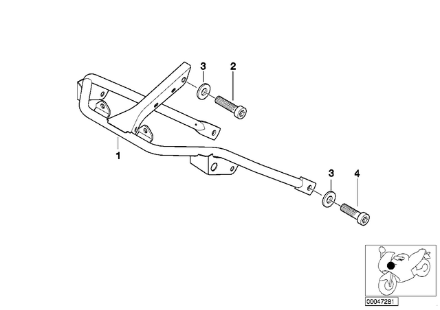 46632328688 - : Fairing Bracket           for BMW-Motorrad Image