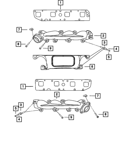 Manifolds and Vacuum Fittings for 2012 Jeep Grand Cherokee #0