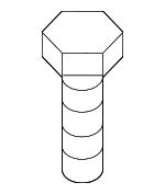 N10739002 - : Bracket Bolt for Volkswagen: Passat, Taos Image