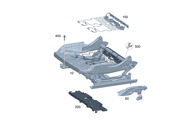910881064 - Front Seat: Seat Height Adjustment for Mercedes-Benz Image image