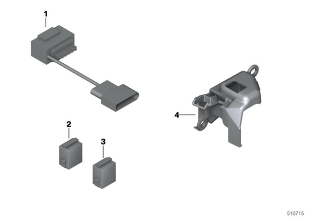 61137708699 - General Electrical System: Diode Relay - Abs for BMW-Motorrad Image