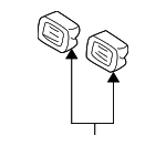 55115736 - Body: Air Outlet for Dodge: Dakota, Durango Image