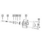 68026949AA - Transfer Case and Power Transfer Unit: Shift Shaft Bearing for Chrysler: Aspen | Dodge: Durango | Jeep: Grand Cherokee, Grand Cherokee WK, Liberty | Ram: 1500 Image