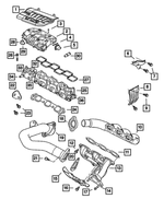 4648983AA - : Crossover Pipe Gasket for Mopar Image