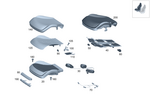 2239104013 - Front Seat: Padding, Frt. Seat Cush for Mercedes-Benz: 350SD, Maybach S580, Maybach S680, S500, S580, S63 AMG E Performance Image