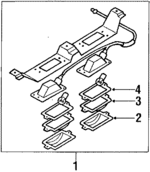 2651025W10 - : License Lamp for Nissan: 720 Image