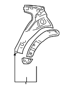 5301C516 - Body: Inner Panel for Mitsubishi Image