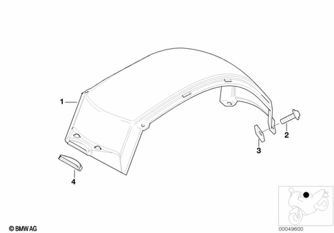 Fuel Container with Filler Pipe for 2008 BMW-Motorrad F 650 GS #2