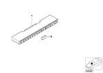 61316927056 - Vehicle Electrical System: Switch Unit, Center Console for BMW Image