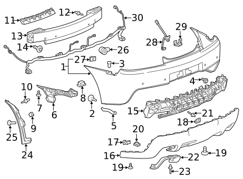 Parking Aid for 2014 Chevrolet Camaro #1