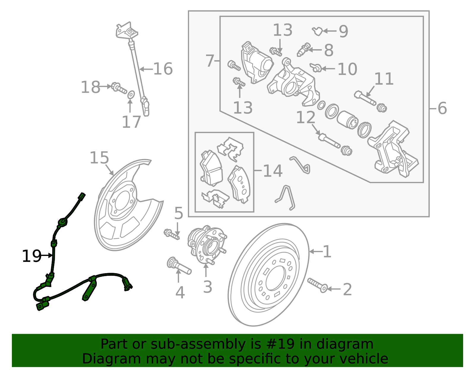 Hyundai ABS Wheel Speed Sensor - Precise Brake Control - Part #95681 ...
