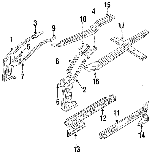 7531001P01 - : Side Rail for Nissan Image