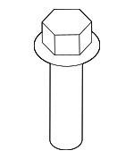 9167180820 - Engine: Rear Bracket Bolt for Lexus: ES350, GX550, LS500, NX250, NX350, NX350h, NX450h+, RC F, RC200t, RC300, RC350, RX350, RX350h, RX450h+, RX500h, TX550h+ Image