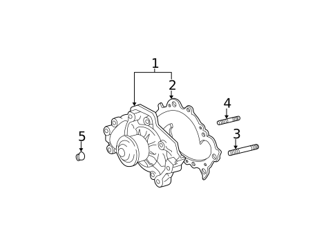 Water Pump for 2004 Lexus RX330 #0