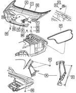 4865482AB - Body Sheet Metal Except Doors: Decklid for Mopar Image