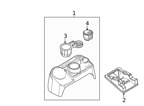 Front Console for 2014 Ford F-150 #3