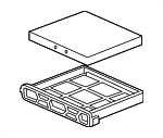 80290SDAA01 - HVAC: Filter for Honda: Accord, Civic, CR-V Image