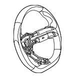 9946024099A84 - Steering: Steering Wheel for Mercedes-Benz Image