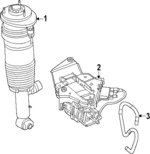 37105A010D85 - Suspension: Strut Assembly for BMW Image