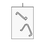 58288J6000 - : Brake Pads Spring for Genesis: G90 Image