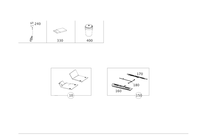 9865500 - Interior Equipment: Cleaning Cloth for Mercedes-Benz Image