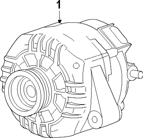 Alternator for 2010 Pontiac G6 #1